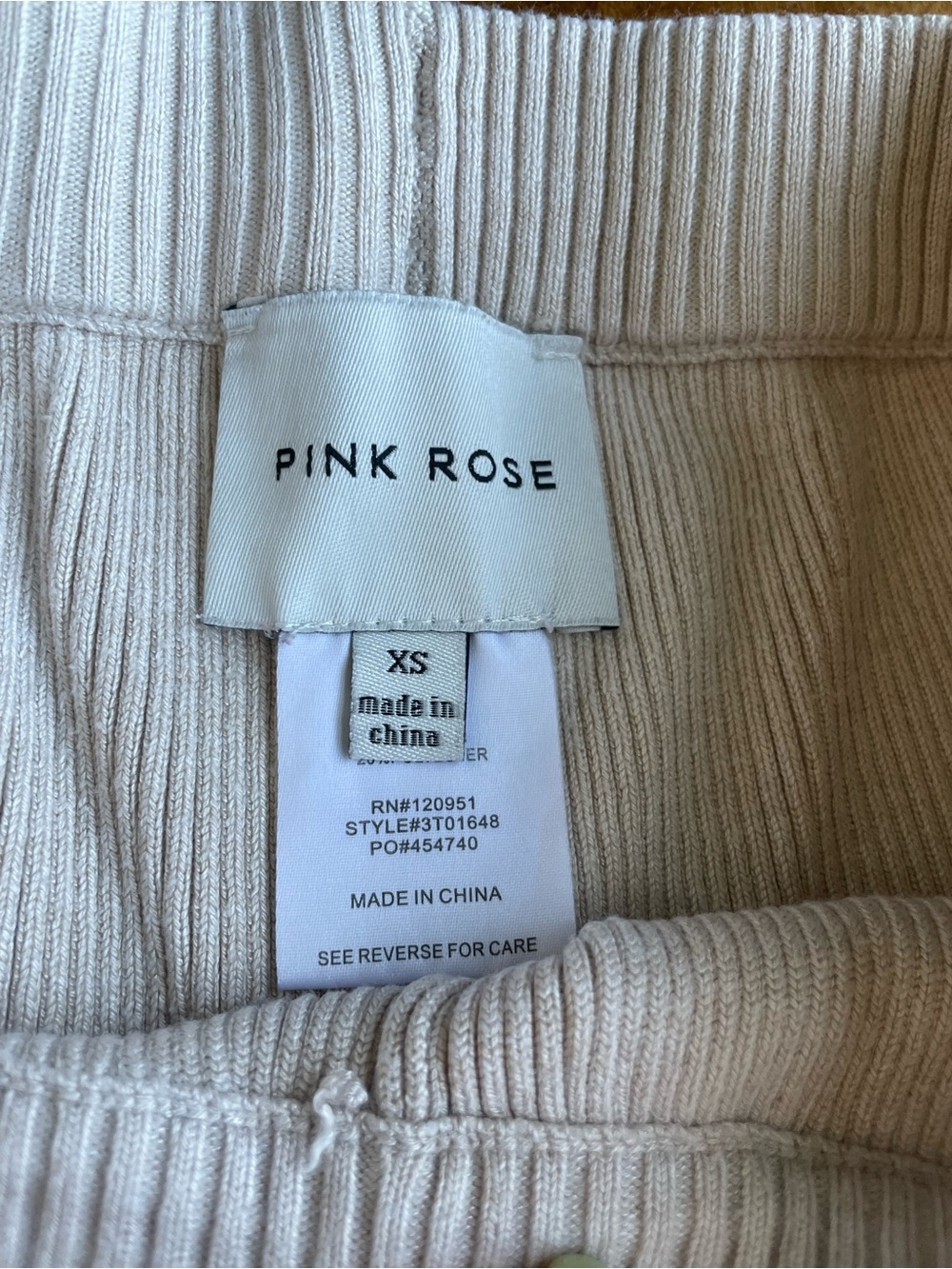 Pink Rose Ribbed Wide-Leg Cargo Lounge Pants Clean girl Vanilla Girl Cozy - Picture 4 of 9